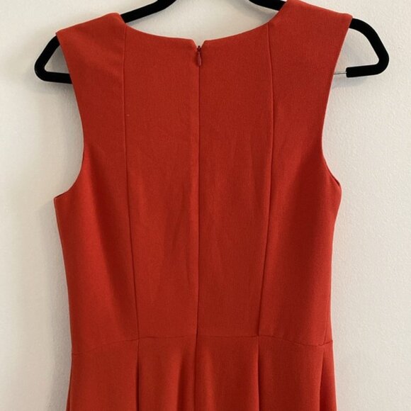 Dress the Population Monroe Side Slit Gown  Poppy Orange Size Large - Picture 8 of 10